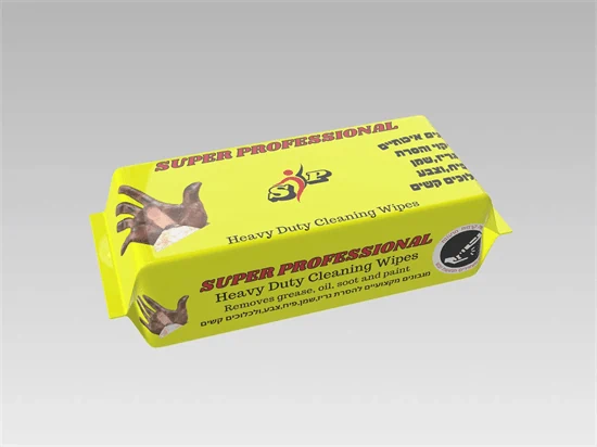 מגבונים מקצועיים להסרת גריז ושומן כבד – ניקוי חזק ללא מים